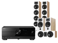 Kino domowe - Yamaha RX-A2A (czarny) + Diva 6 + 3 + 7 (dąb) - miniaturka - grafika 1