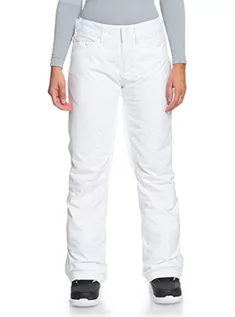 Spodnie damskie - ROXY Długie spodnie damskie białe M - grafika 1