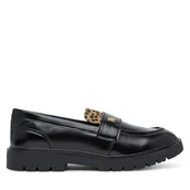 Buty dla dziewczynek - Półbuty Tommy Hilfiger Low Cut Shoe T3A4-34010-1850 Czarny - miniaturka - grafika 1