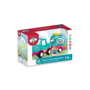 Smily Auto Polly Z Przyczepą Dla Kucyka 5033491103498 - Samochody i pojazdy dla dzieci - miniaturka - grafika 1