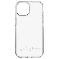 Etui i futerały do telefonów - Etui nadające się do recyklingu na iPhone'a 14 Biodegradowalne, tylko zielone, przezroczyste - miniaturka - grafika 1