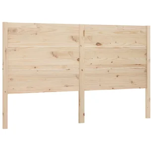 Wezgłowie łóżka, 206x4x100 cm, lite drewno sosnowe - Inne meble do sypialni - miniaturka - grafika 1