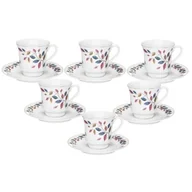 Serwisy do kawy i herbaty - Serwis kawowy porcelanowy DOMOTTI Vergo 6 osób (12 elementów) - miniaturka - grafika 1