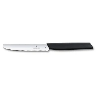 Victorinox Nóż ząbkowany stołowy / do pomidorów Swiss Modern black 6.9003.11W - Noże - miniaturka - grafika 1