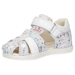 Buty dla dziewczynek - Geox Dziewczęce sandały B MACCHIA Gir Sandal, Off White, 19 EU, Off White, 19 EU - grafika 1