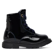 Buty dla dziewczynek - Trzewiki Tommy Hilfiger Lace-Up Bootie T1A5-34005-1237 M Granatowy - miniaturka - grafika 1