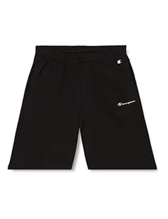 Champion Unisex dziecięce szorty Eco Future Spring Terry Long Bermudy, czarny, 3-4 Lat - Spodenki damskie - miniaturka - grafika 1