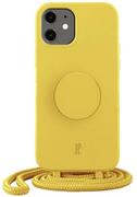 Etui i futerały do telefonów - Etui plecki Just Elegance PopGrip do Apple iPhone 11 Yellow (4062519300466) - miniaturka - grafika 1