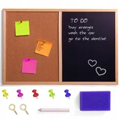 Tablice i flipcharty - Tablica korkowa/kredowa 60x40 cm - miniaturka - grafika 1