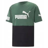 Koszulki męskie - PUMA KOSZULKA POWER COLORBLOCK 67332137 r S - miniaturka - grafika 1