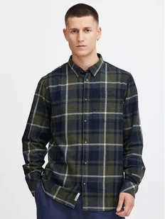 Solid Koszula 21107051 Zielony Regular Fit - Koszule męskie - miniaturka - grafika 1