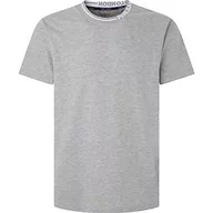 Koszulki męskie - Pepe Jeans Koszulka męska Warian, Szary (ciemnoszary Marl), S - miniaturka - grafika 1