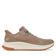 Sneakersy damskie - Sneakersy Skechers Bobs Squad 4-Staple Look 117624/TPE Beżowy - miniaturka - grafika 1