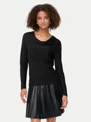 Bluzki damskie - ONLY Bluzka Rich 15360265 Czarny Regular Fit - miniaturka - grafika 1