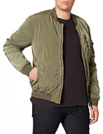 Kurtki męskie - Superdry Męska kurtka New Military Bomber JKT, khaki, XXL - miniaturka - grafika 1