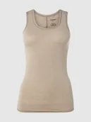 Koszulki i topy damskie - Podkoszulka z delikatnymi szwami w kontrastowym kolorze - miniaturka - grafika 1