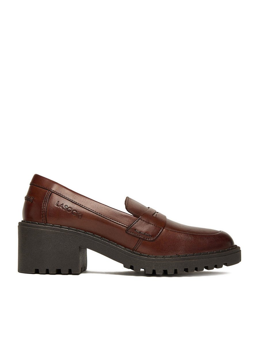 Lasocki Loafersy Damskie Brązowy Lasocki-CEO-WB-RONA-33 Brązowy