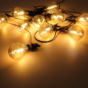 Lampy ogrodowe - Łańcuch świetlny LED Jeffa, 10-pkt., przezroczysty - miniaturka - grafika 1