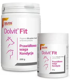 DOLFOS Dolvit Fit (proszek) - Suplementy i witaminy dla psów - miniaturka - grafika 1
