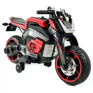 Jeździki dla dzieci - Import SUPER-TOYS SUPER-TOYS MOTOR M1200 NEXT GENERATION DŹWIĘKI ŚWIATŁA SUPER JAKOŚĆ/LL8001  LL-8001-CZERWONY - miniaturka - grafika 1