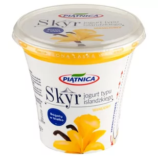Piątnica Skyr Jogurt typu islandzkiego waniliowy 450 g - Kefiry, jogurty, maślanki - miniaturka - grafika 1