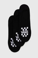 Skarpetki męskie - Vans skarpetki 3-pack męskie kolor czarny - miniaturka - grafika 1