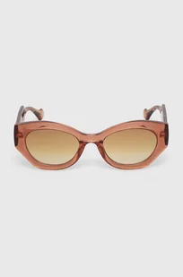Gucci okulary przeciwsłoneczne damskie kolor pomarańczowy GG1553S - Okulary przeciwsłoneczne - miniaturka - grafika 1