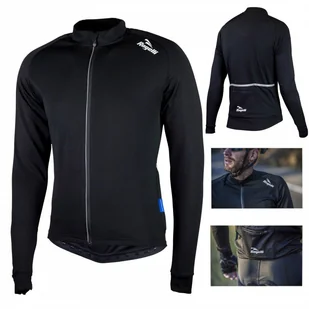 Rogelli, Bluza męska, CALUSO 2.0, czarny, rozmiar 2XL - Bluzy na rower - miniaturka - grafika 1