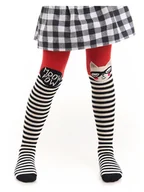 Rajstopy dziecięce - Denokids Rajstopy w kolorze czarno-czerwonym - miniaturka - grafika 1