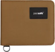 Portfele - Portfel antykradzieżowy Pacsafe Bifold Wallet Tan - miniaturka - grafika 1