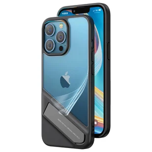 Ugreen Fusion Kickstand Case sztywne etui z żelową ramką i podstawką do iPhone 13 Pro czarny (90153) - Etui i futerały do telefonów - miniaturka - grafika 19