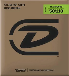 Dunlop DBFS50110 - zestaw strun basowych - płaskie sieci z długą menzurą 50-110 - Struny gitarowe  - miniaturka - grafika 1