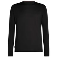 Koszulki sportowe męskie - Męska koszulka Icebreaker Men 150 MerinoFine™ Ace LS Tee Rozmiar: L / Kolor: czarny/szary - miniaturka - grafika 1