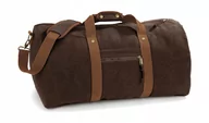 Torby podróżne - Duża Torba Podróżna Płócienna Damska Męska Quadra Vintage Brown - miniaturka - grafika 1
