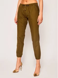 Spodnie damskie - Napapijri Spodnie materiałowe Maree W NP0A4E3PG Zielony Regular Fit - grafika 1