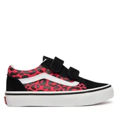 Buty dla dziewczynek - Tenisówki Vans Old Skool V VN000CYAFOC1 Różowy - miniaturka - grafika 1