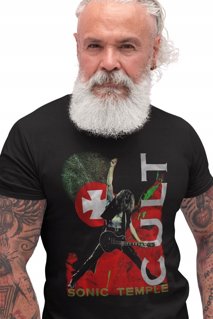 KOSZULKA THE CULT SONIC TEMPLE IAN ASTBURY T-Shirt Męski gothic rock M