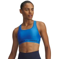Biustonosze - Under Armour Biustonosz Crossback Mid - Blue Atlantis/Sprany granatowy - MD - miniaturka - grafika 1