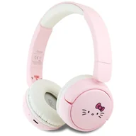 Słuchawki - Hello Kitty Face Logo Bluetooth różowy - miniaturka - grafika 1