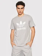 Koszulki męskie - Adidas T-Shirt adicolor Classics Trefoil Tee H06643 Szary Regular Fit - miniaturka - grafika 1