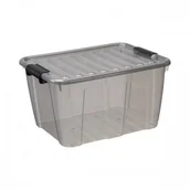 Pojemniki łazienkowe - Fl1 POJEMNIK HOME BOX 30L SZARY PT 2232 40P-POJ-2232/S - miniaturka - grafika 1