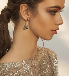 Kolczyki srebrne - Skrzypce - Kolczyki - miniaturka - grafika 1