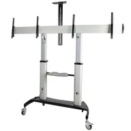 Uchwyty do telewizora - StarTech STNDMTVDUO uchwyt do telewizorów 152,4 cm (60") Czarny, Srebrny - miniaturka - grafika 1