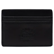 Portfele - Herschel Charlie Leather RFID Wallet 11146-00001, Kobieta/Mężczyzna, Portfel, Czarny - miniaturka - grafika 1
