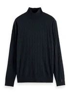 Swetry męskie - Scotch & Soda Sweter w kolorze granatowym - miniaturka - grafika 1