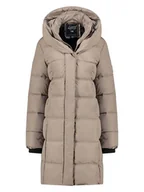 Kurtki damskie - Geographical Norway Płaszcz zimowy "Djamilalimo" w kolorze szarobrązowym - miniaturka - grafika 1