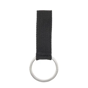 Nite Ize - Kółko do kluczy ze smyczką O-Series Keychain - Stalowe - Srebrne/Czarne - OSK-01-R3 - Akcesoria turystyczne - miniaturka - grafika 1