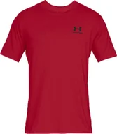 Koszulki męskie - Under Armour Koszulka męska Sportstyle Left Chest SS czerwona r. XXL (1326799-600) - miniaturka - grafika 1