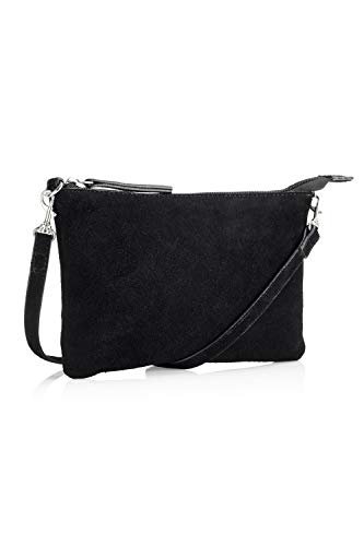 Hill & How Damska mała torba crossbody, czarny (czarny),