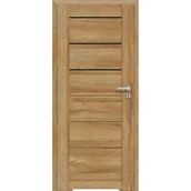 Drzwi wewnętrzne - Drzwi wewnętrzne łazienkowe z podcięciem wentylacyjnym Tabas 2 Dąb Grenada 80 lewe - miniaturka - grafika 1